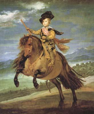 Diego Velazquez Portrait equestre du prince Baltasar Carlos (df02) Norge oil painting art